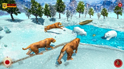 Wild Snow Tiger Safari Animal Screenshot