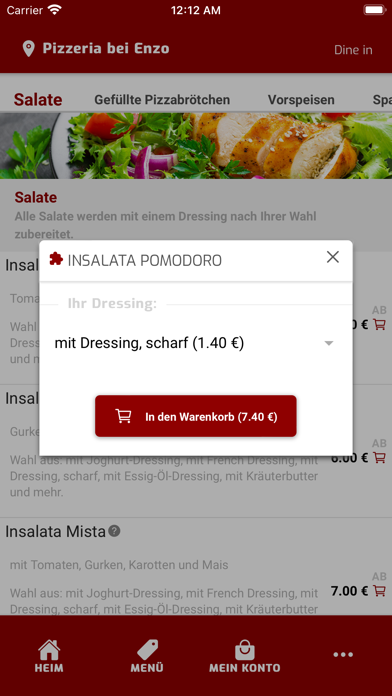 Pizzeria bei Enzo Screenshot
