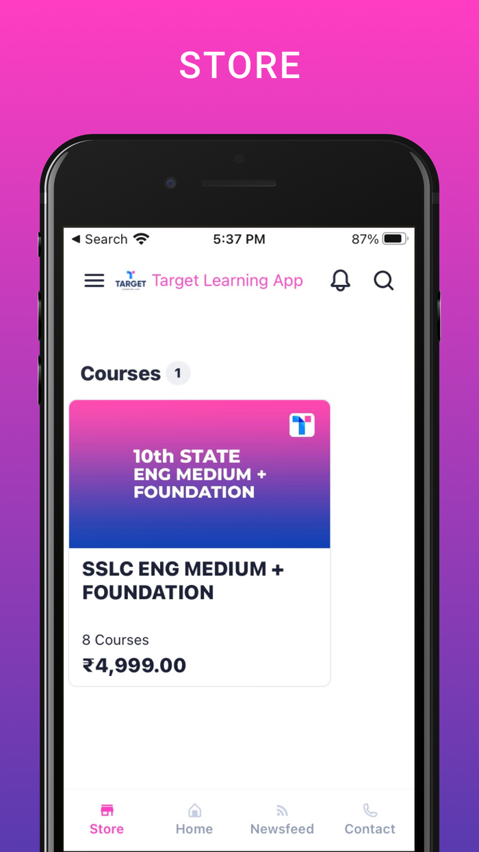 Target Learning App