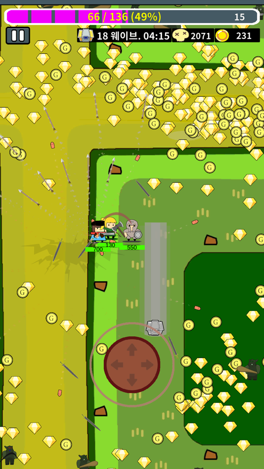 #5. 탱딜힐 서바이벌 (iOS) Podle: Hyoguen Lee