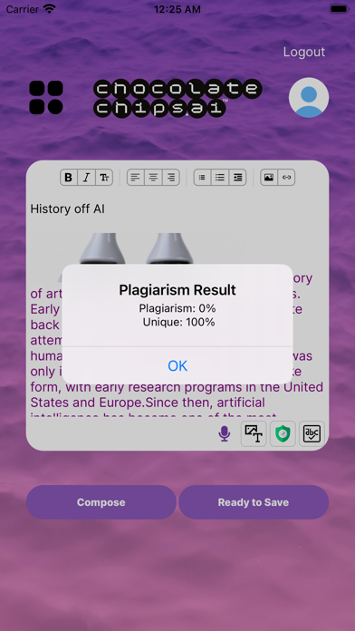 chocolatechips.ai Screenshot