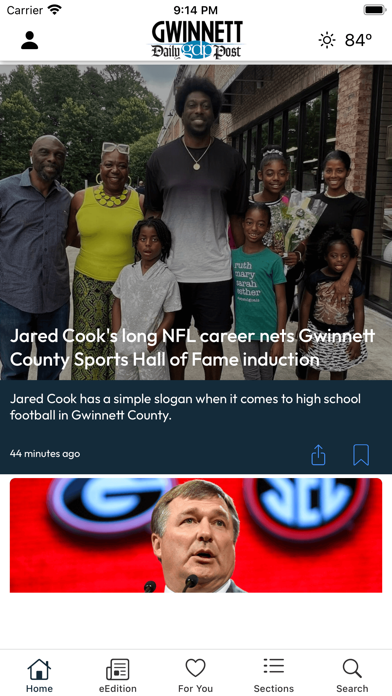 Gwinnett Daily Post Screenshot