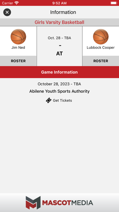 Jim Ned Athletics Screenshot