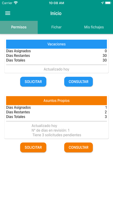 Mi Portal del Empleado Screenshot