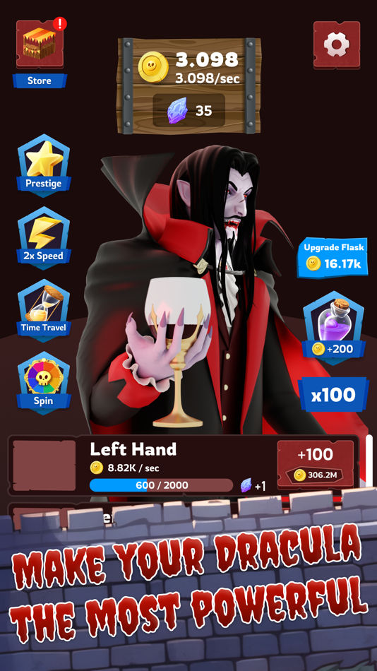 #4. Idle Dracula (iOS) By: APPWILL COMPANY LTD