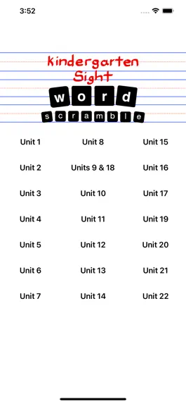 Game screenshot KInderG SightWord Scramble mod apk