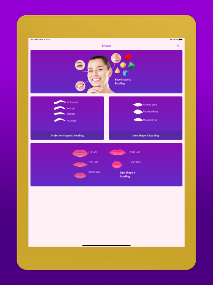 Face Shape - Beauty Scanner