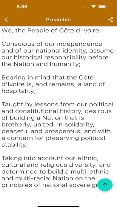 Constitution of Côte d'Ivoire Screenshot