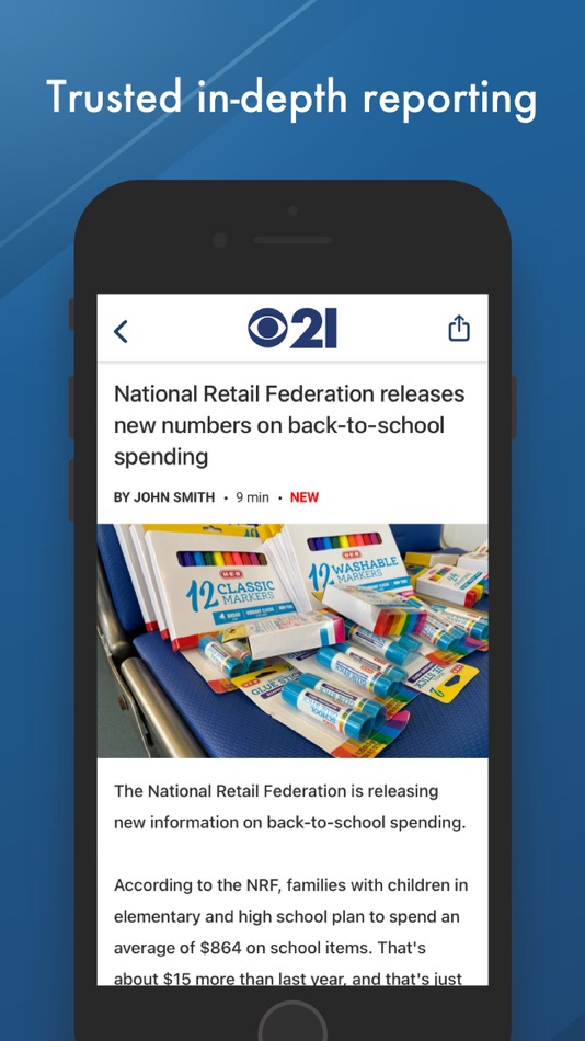 #4. CBS 21 News (iOS) Podle: Sinclair Broadcast Group, Inc