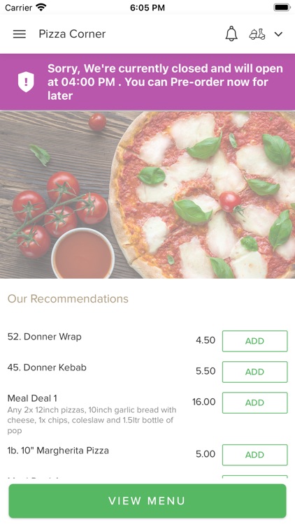 Pizza corner North Shields