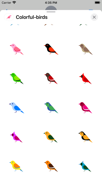 Screenshot #2 pour Oiseaux colorés