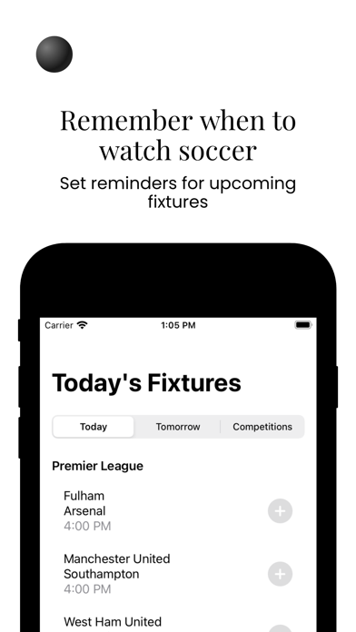 Pass: Soccer Match Reminders Screenshot
