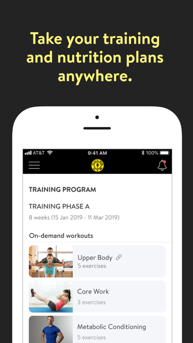 Golds Gym Elite PT Screenshot
