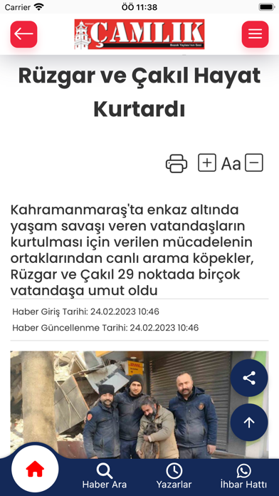 Yozgat Çamlık Gazetesi Screenshot