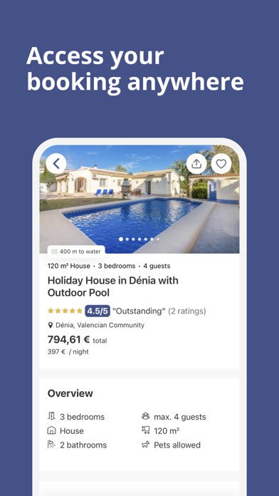 Casamundo: Vacation Homes Screenshot