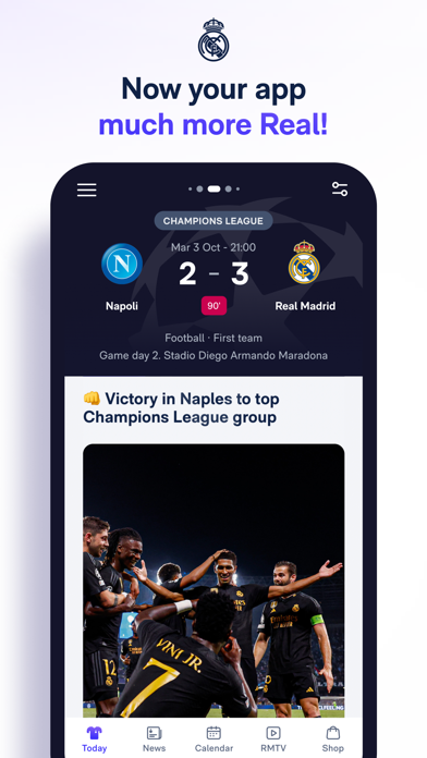 Real Madrid Official Screenshot
