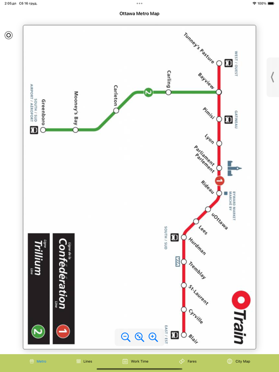 Screenshot #4 pour Ottawa metro map
