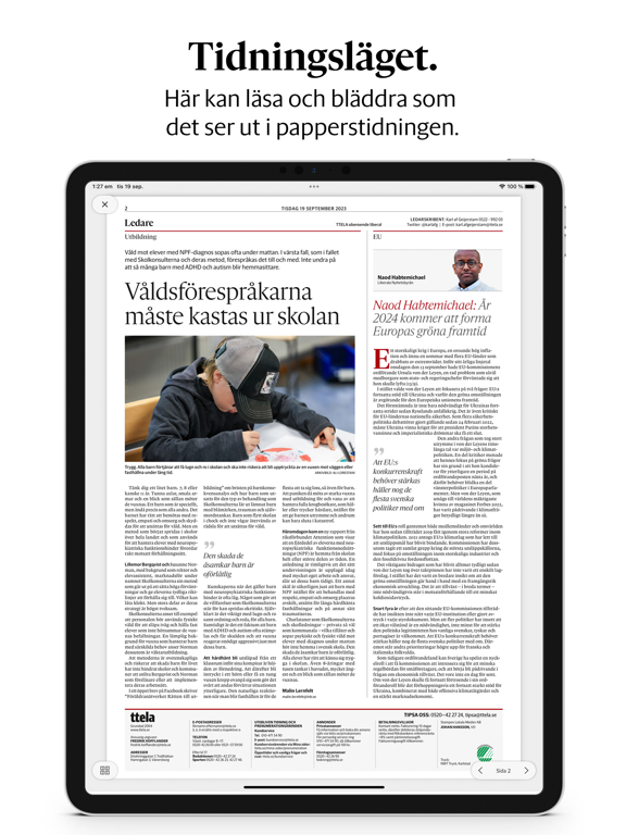 Screenshot #6 pour ttela e-tidning