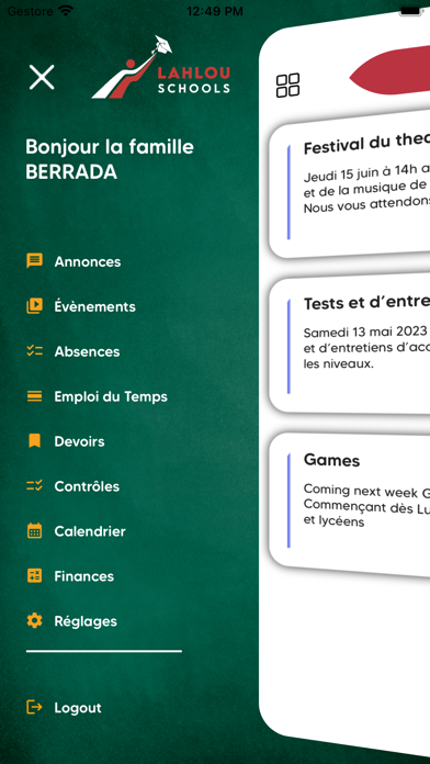 Lahlou Schools Screenshot