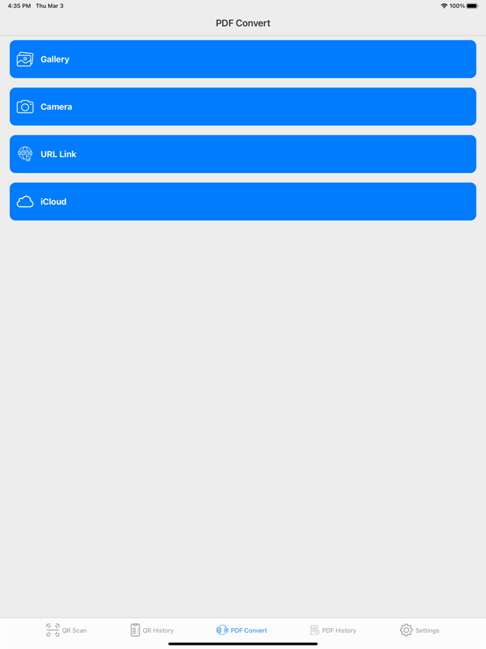 QR Code Reader - PDF Converter
