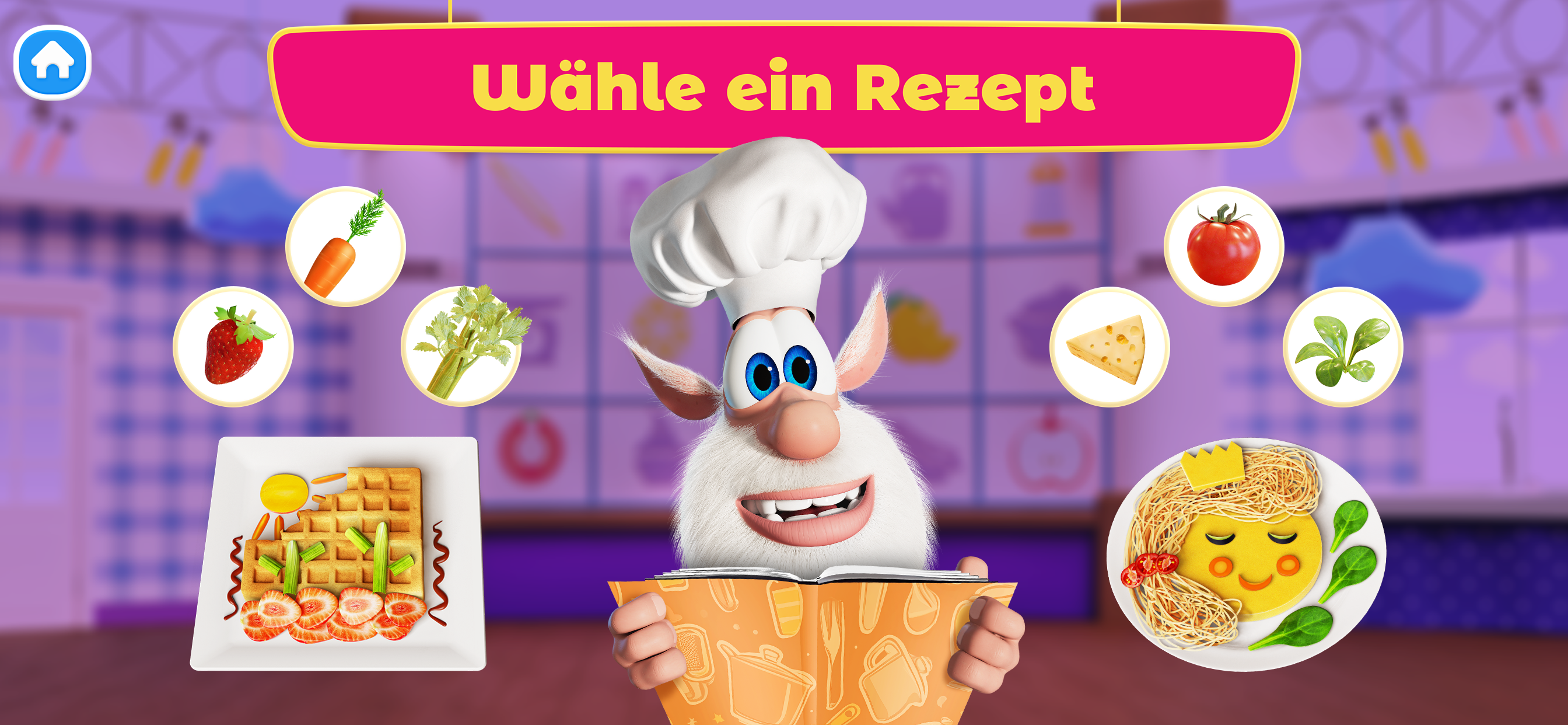 Booba Küchen: Kochen Spiele!