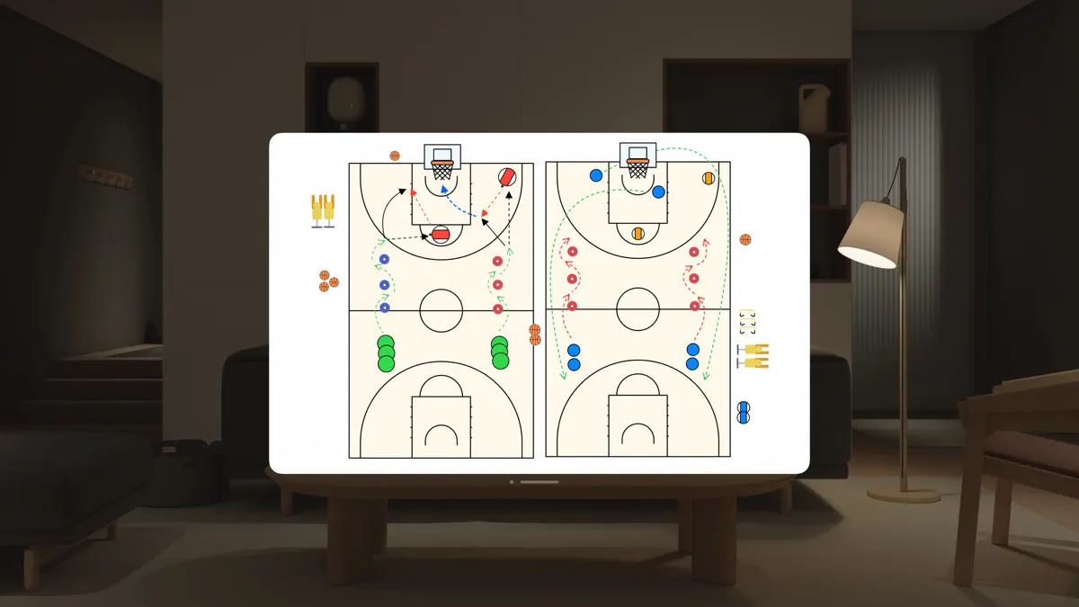 Coach Whiteboard: Basketball screenshot 1
