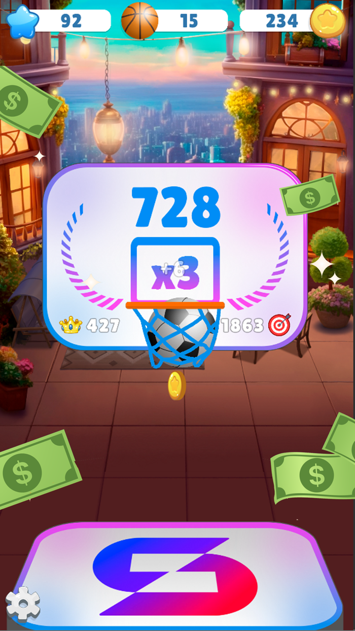 Dunk hoop - Basketball Payday