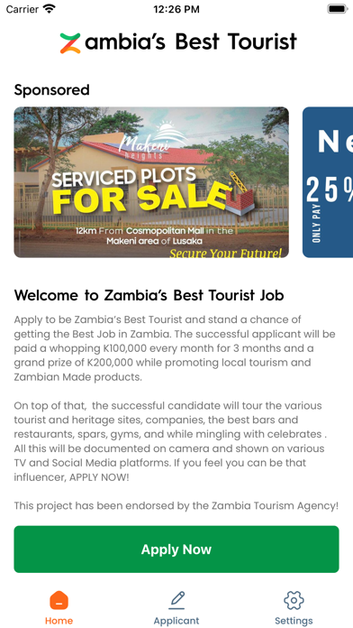Zambia Tourist Screenshot