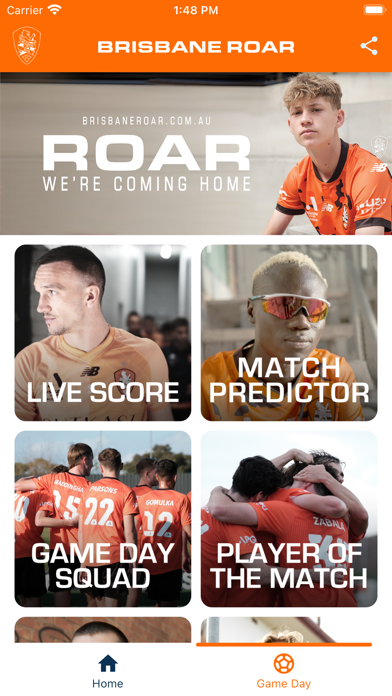 Brisbane Roar FC Screenshot