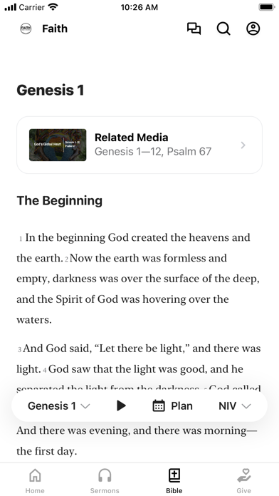 Faith Bible Lincoln City Screenshot