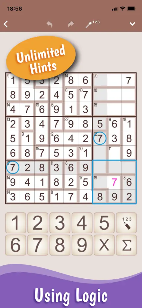 SumSudoku: Killer Sudoku - Games App | MWM