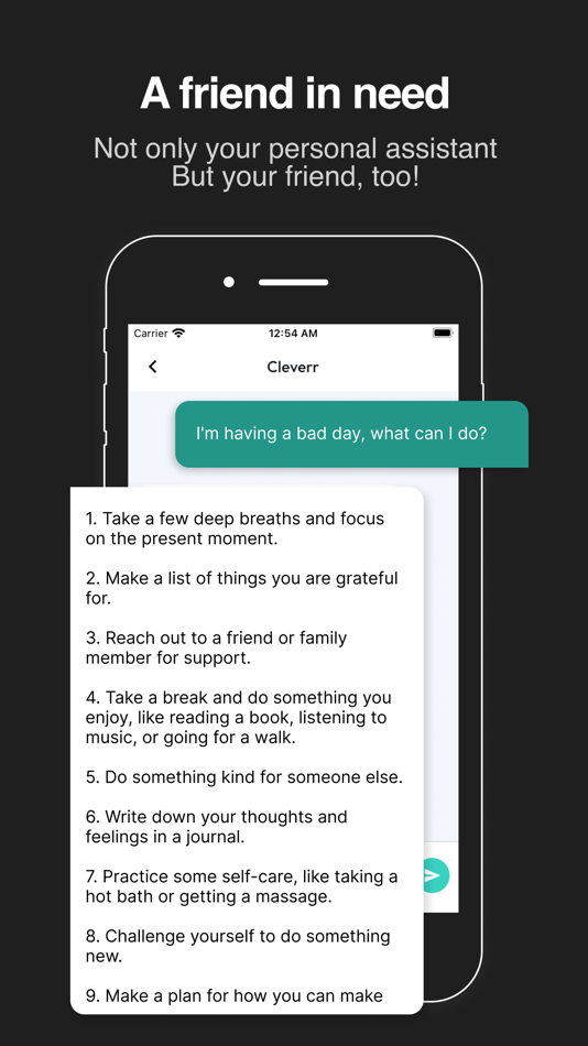 #3. Cleverr - AI Assistant Chatbot (iOS) 由: Bashar Almadi