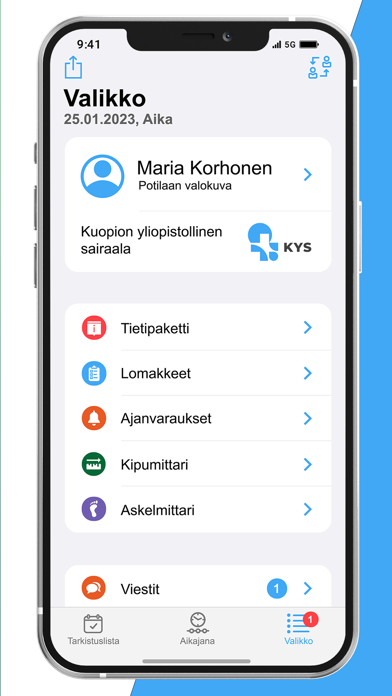 KYS Mobiilipolku Screenshot