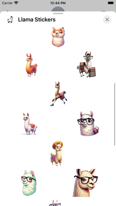 Screenshot #3 pour Llama Stickers
