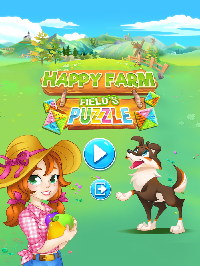 Happy Farm fields puzzle