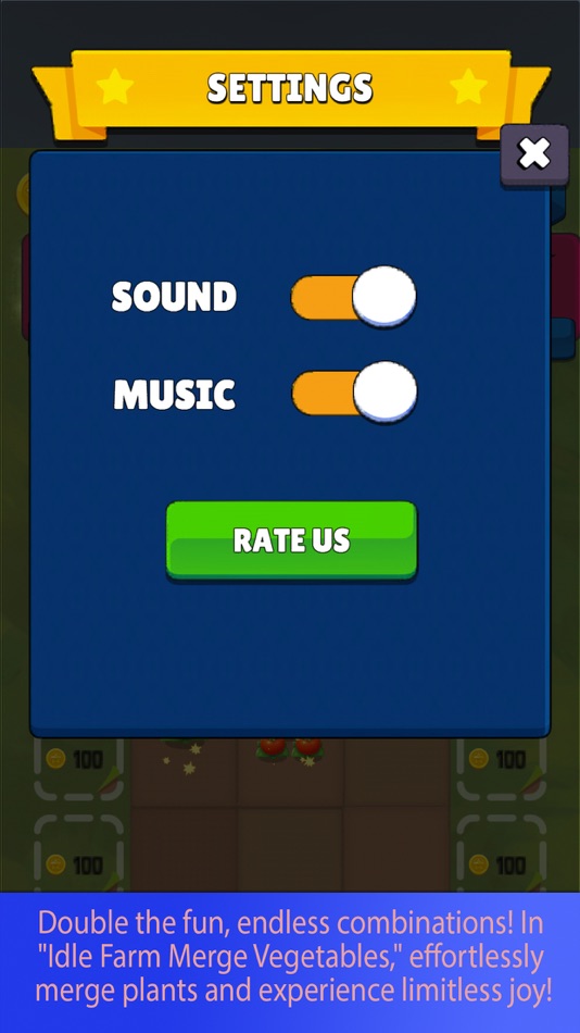 #3. Idle Farm Merge Vegetables (iOS) De: 捷立 郑