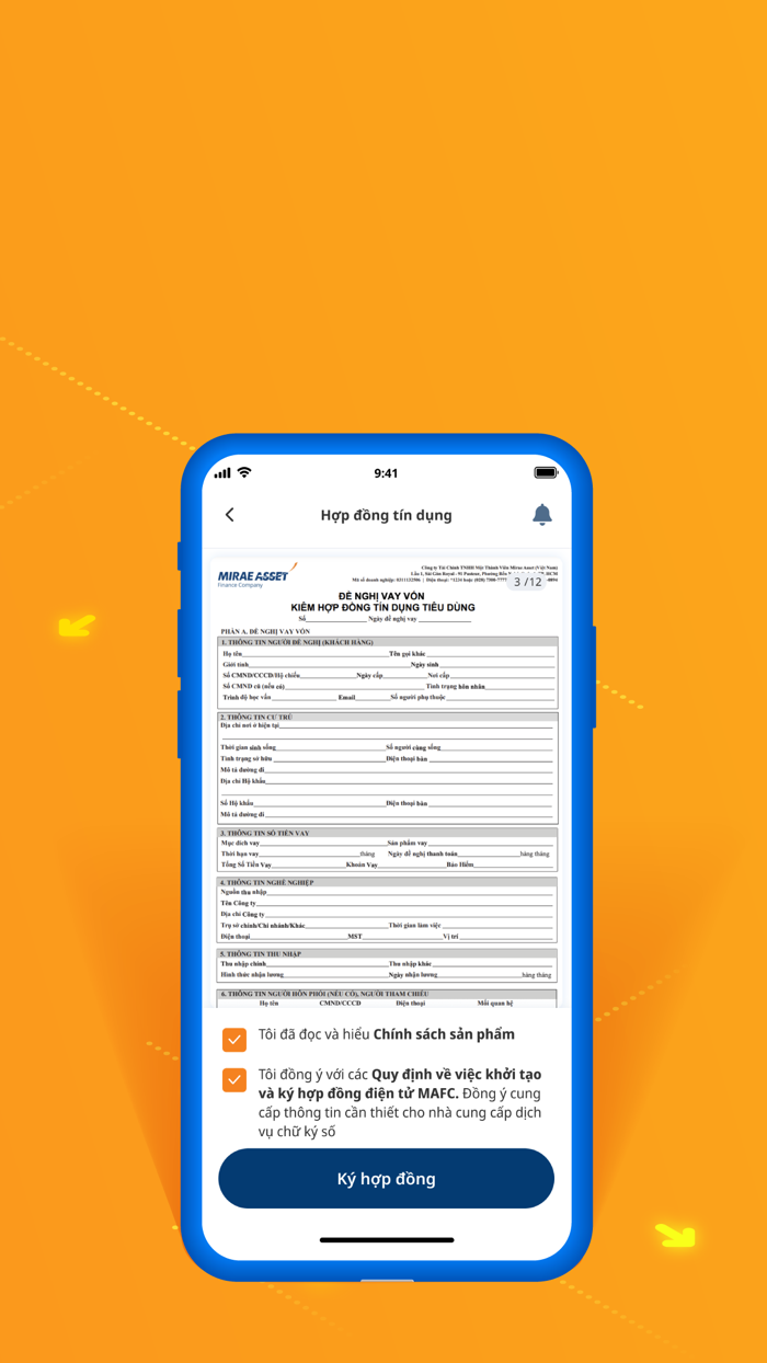Touch - Kiểm tra hạn mức