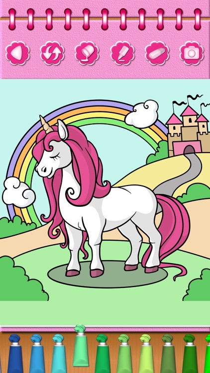 Pony Princess Coloring Book screenshot-6