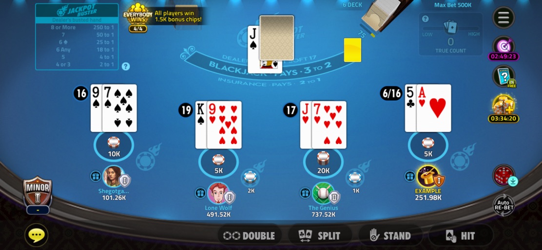 House of Blackjack 21 screenshot