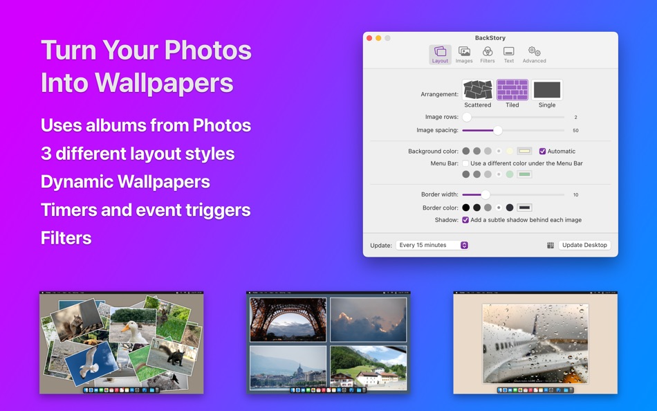#1. BackStory Wallpapers (macOS) От: Hyckenberg Software Ltd