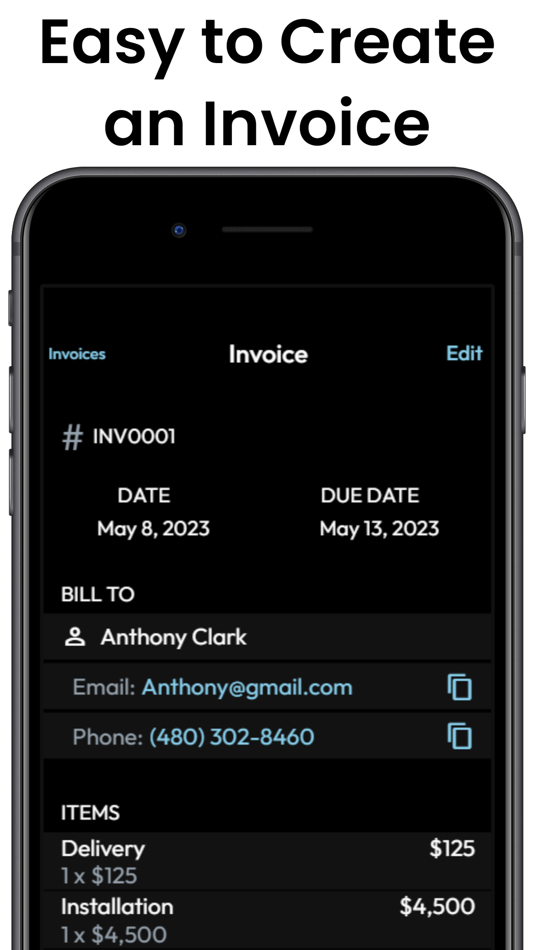 #5. Invoice Maker - PDF Creator (iOS) By: DECODATION