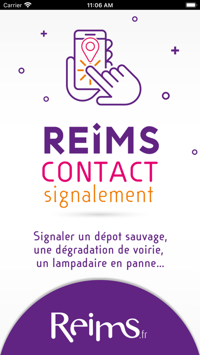 Reims Contact Signalement Screenshot
