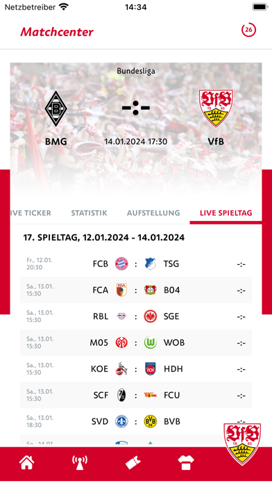 VfB Stuttgart 1893 AG Screenshot