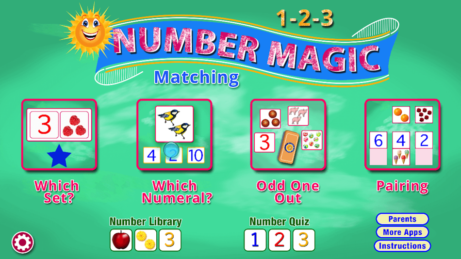 #1. 123 NUMBER MAGIC Matching (iOS) 由: PRESCHOOL UNIVERSITY