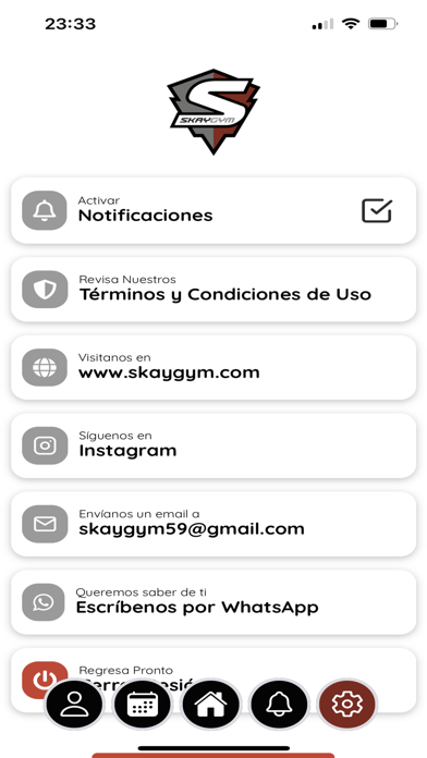 SKAYGYM Screenshot