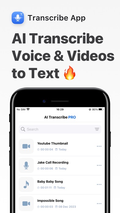 Transcribe voice audio to textのおすすめ画像1