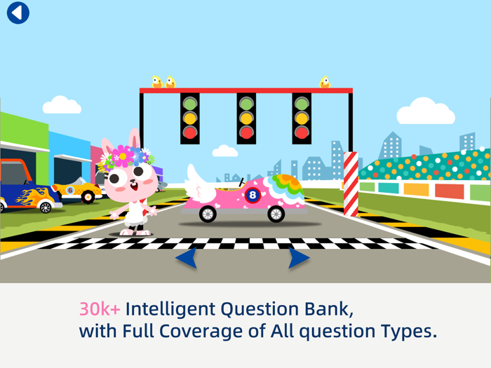 Funny Math Car Racing Game