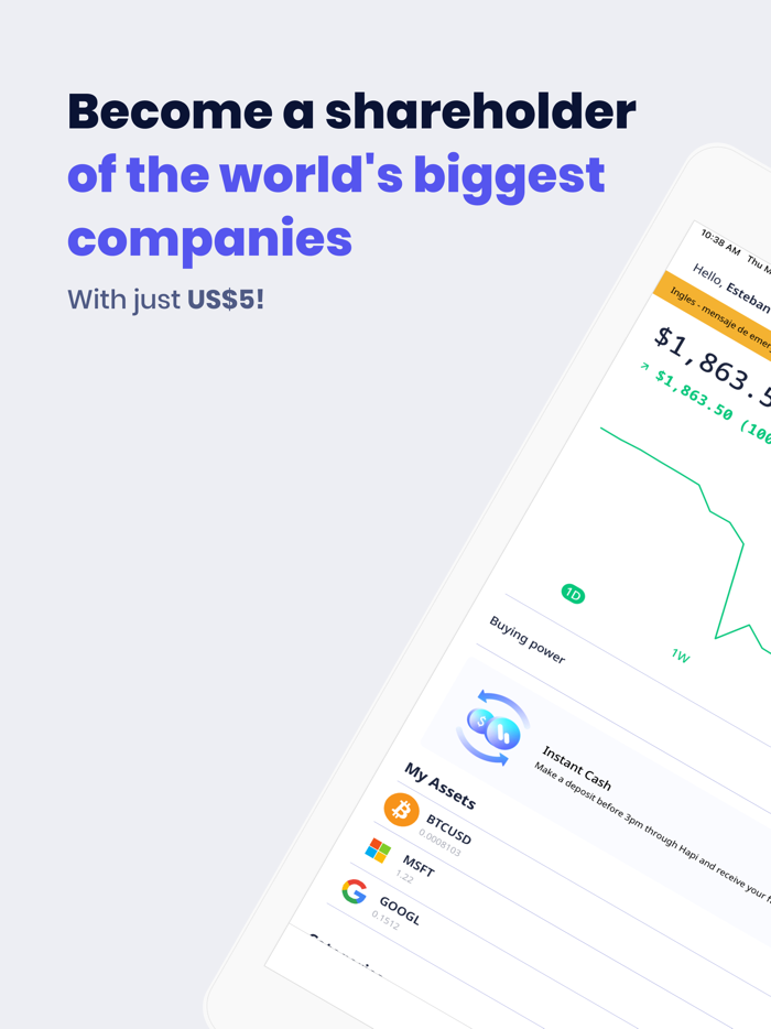 Hapi -Trade of Stocks and ETFs