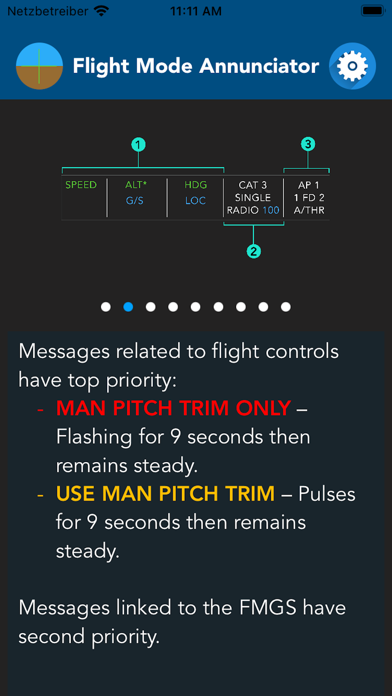 Airbus A320 PFD Trainer Screenshot