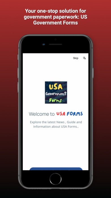 US Government Forms Screenshot